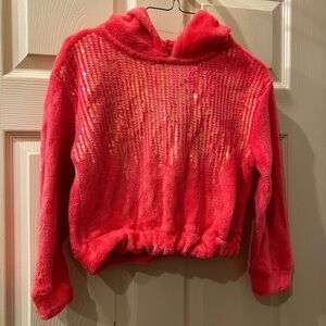Beautess girl coral hoodie
